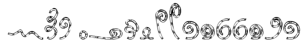 MTF Chunkiedoodle font preview